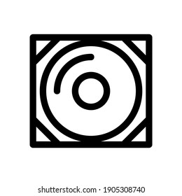 bluray icon or logo isolated sign symbol vector illustration - high quality black style vector icons
