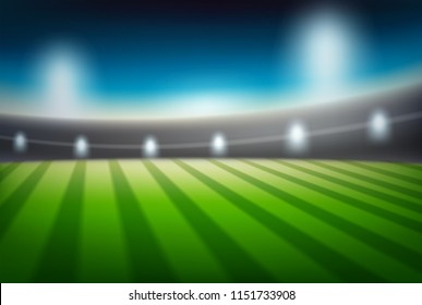 A blure stadium background illustration