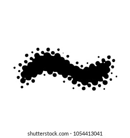 blured halftone objects