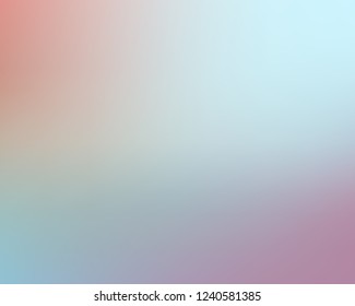 Blured light blue soft gradient background. Vector illustration.