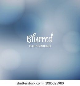 Blurred abstract background. Blue tone color. Wallpaper and Texture concept.