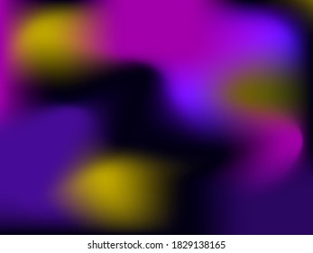 Blurred abstract background with colorful gradient. Design for advertising, banner and poster. Vector illustration