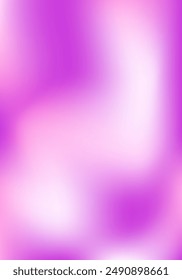Blurred abstract background. Mesh gradient. Standard poster size. Background for banner, brochure, booklet. Colorful, pink, purple