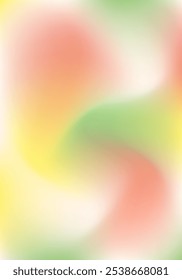 Fondo abstracto borroso. Degradado de malla. Tamaño de póster estándar. Fondo para el Anuncio, folleto, folleto. Colorido, rojo, amarillo, verde	