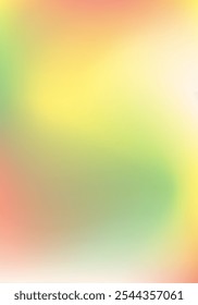 Blurred abstract background. Mesh gradient. Standard poster size. Background for banner, brochure, booklet. Colorful, red, yellow, green	