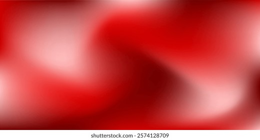 Blurred abstract background. Mesh gradient. Standard banner size. Background for poster, brochure, booklet. Colorful, red gradient. Valentine's Day