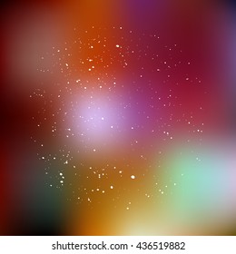 Blurred abstract background with paint splashes vector illustration
