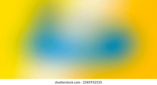 Blurred abstract background with a smooth yellow gradient. Minimalistic and modern design, perfect for landing pages or creative covers. Vibrant and elegant vector style.