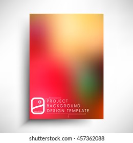 blurred abstract background template for your report, design, illustration, project concept. eps10 vector