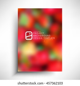 unscharfe abstrakte Hintergrundvorlage für Ihren Bericht, Ihr Design, Ihre Illustration, Ihr Projektkonzept. eps10 Vektor