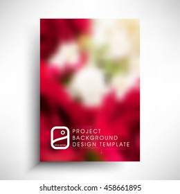 blurred abstract background template for your report, design, illustration, project concept. eps10 vector