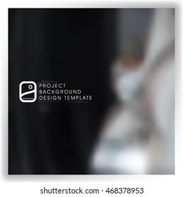 blurred abstract background template for your report, design, illustration, project concept. eps10 vector