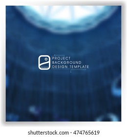 blurred abstract background template for your report, design, illustration, project concept. eps10 vector