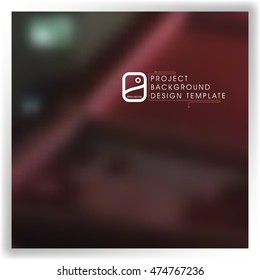 blurred abstract background template for your report, design, illustration, project concept. eps10 vector