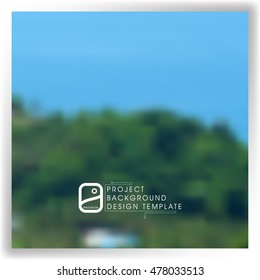 blurred abstract background template for your report, design, illustration, project concept. eps10 vector