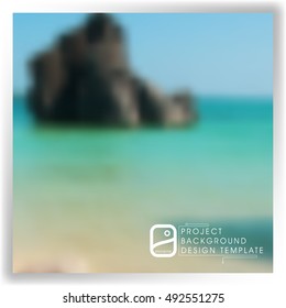 plantilla de fondo abstracto borrosa para el informe, diseño, ilustración, concepto de proyecto. vector eps10