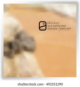 plantilla de fondo abstracto borrosa para el informe, diseño, ilustración, concepto de proyecto. vector eps10