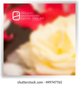 blurred abstract background template for your report, design, illustration, project concept. eps10 vector