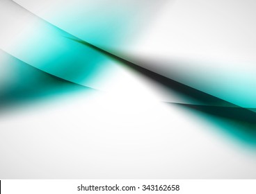 Líneas azules abstractas borrosas en el espacio de la luz. Plantilla de fondo moderna para el mensaje