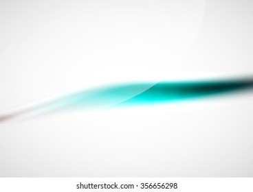 Blurred abstract blue lines in light space. Modern background template for your message