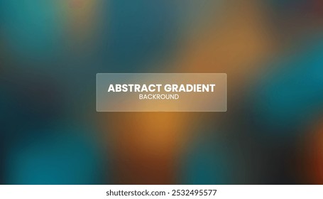 Blurred abstract gradient background with warm and cool tones
