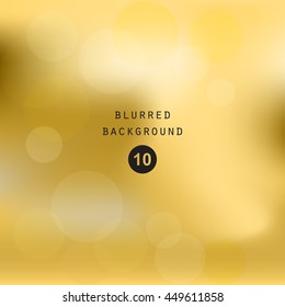 Blurred abstract gradient background for web, presentations and prints. Blur gold image, abstraction in golden color, bright light effect holographic, soft business graphic design wallpaper smooth