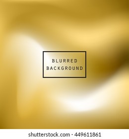 Blurred abstract gradient background for web, presentations and prints. Blur gold image, abstraction in golden color, bright light effect holographic, soft business graphic design wallpaper smooth