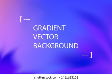 Blurred abstract gradient vector background. Vibrant multicolor fluid gradient with text place. Colorful smooth banner template.