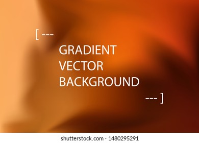 Blurred abstract gradient vector background. Vibrant multicolor fluid gradient with text place. Colorful smooth banner template.