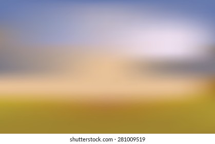 Blurred Abstract Nature Background Field