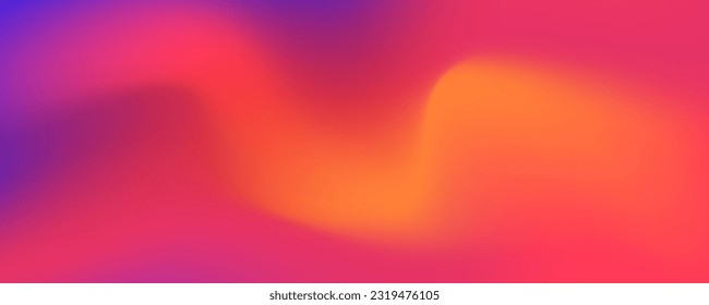 Blurred Abstract Neon Gradient Background. Pink, Red, Purple, Orange gradient template. Modern and vibrant neon gradient. Vector Illustration. EPS 10 Vektor Stok