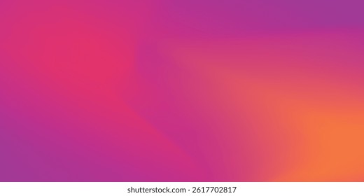 Blurred Abstract Neon Gradient Background. Pink, Red, Purple, Orange gradient template. vector eps10