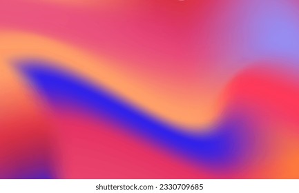 Blurred Abstract Vibrant Neon Gradient Background. Pink, Red, Purple, Orange gradient template. Modern and vibrant neon gradient. Vector Illustration. EPS 10