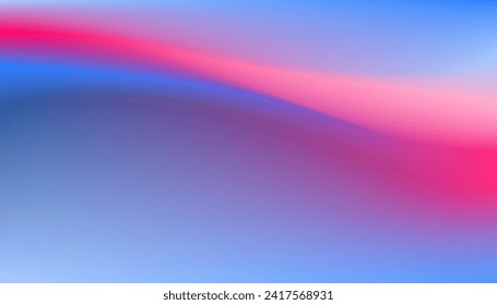 Blurred abstract wavy dynamic gradient background illustration with light blue and pink colors. modern clear and curved smooth and elegant texture vector design template for wallpaper, banner, poster