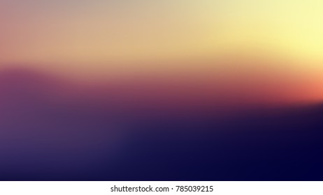 Blurred atmospheric sunset background