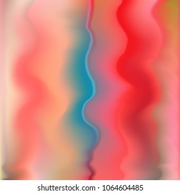 Blurred background. Abstract vector illustration. Multicolored. Wavy.