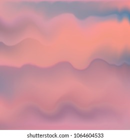 Blurred background. Abstract vector illustration. Multicolored. Wavy.