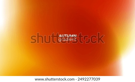 Blurred background. Autumn colors. Fall season banner with soft colored gradients for seasonal graphic design. Vector illustration.