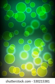 blurred background bokeh. abstraction. blurred circles. bright glare.vector
