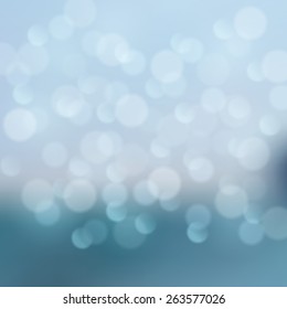 Blurred background with bokeh effect. Vector illustration