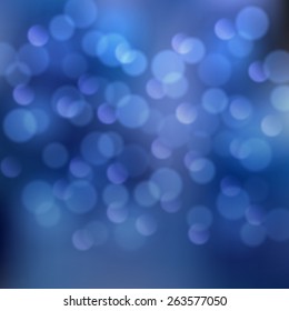Blurred background with bokeh effect. Vector illustration