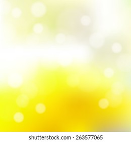 Blurred background with bokeh effect. Vector illustration