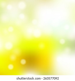 Blurred background with bokeh effect. Vector illustration