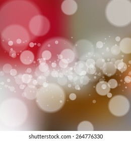 Blurred background with bokeh effect. Vector illustration