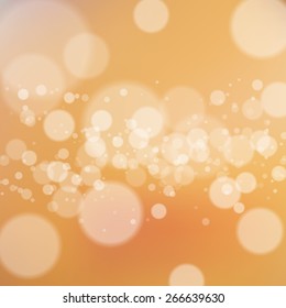 Blurred background with bokeh effect. Vector illustration