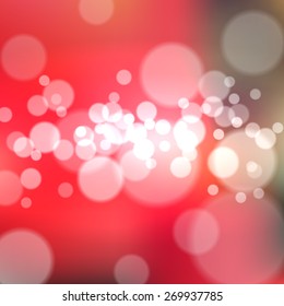 Blurred background with bokeh effect. Vector illustration