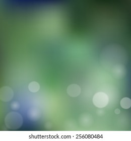 Blurred background with bokeh. Vector illustration