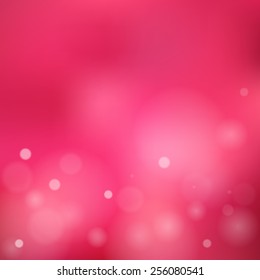 Blurred background with bokeh. Vector illustration