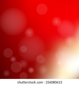 Blurred background with bokeh. Vector illustration