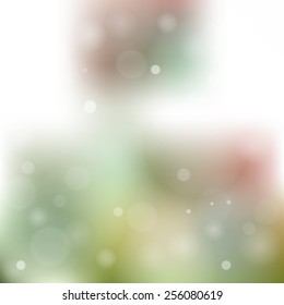 Blurred background with bokeh. Vector illustration